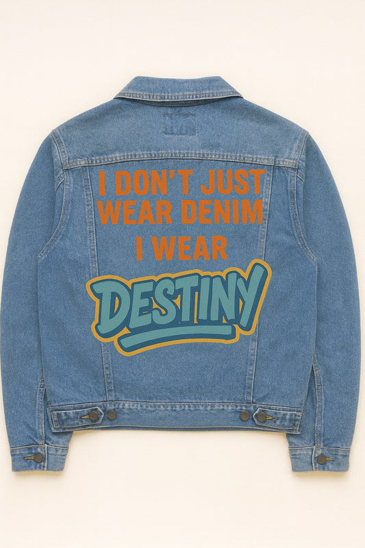 I Don't Just Wear Denim I Wear Destiny